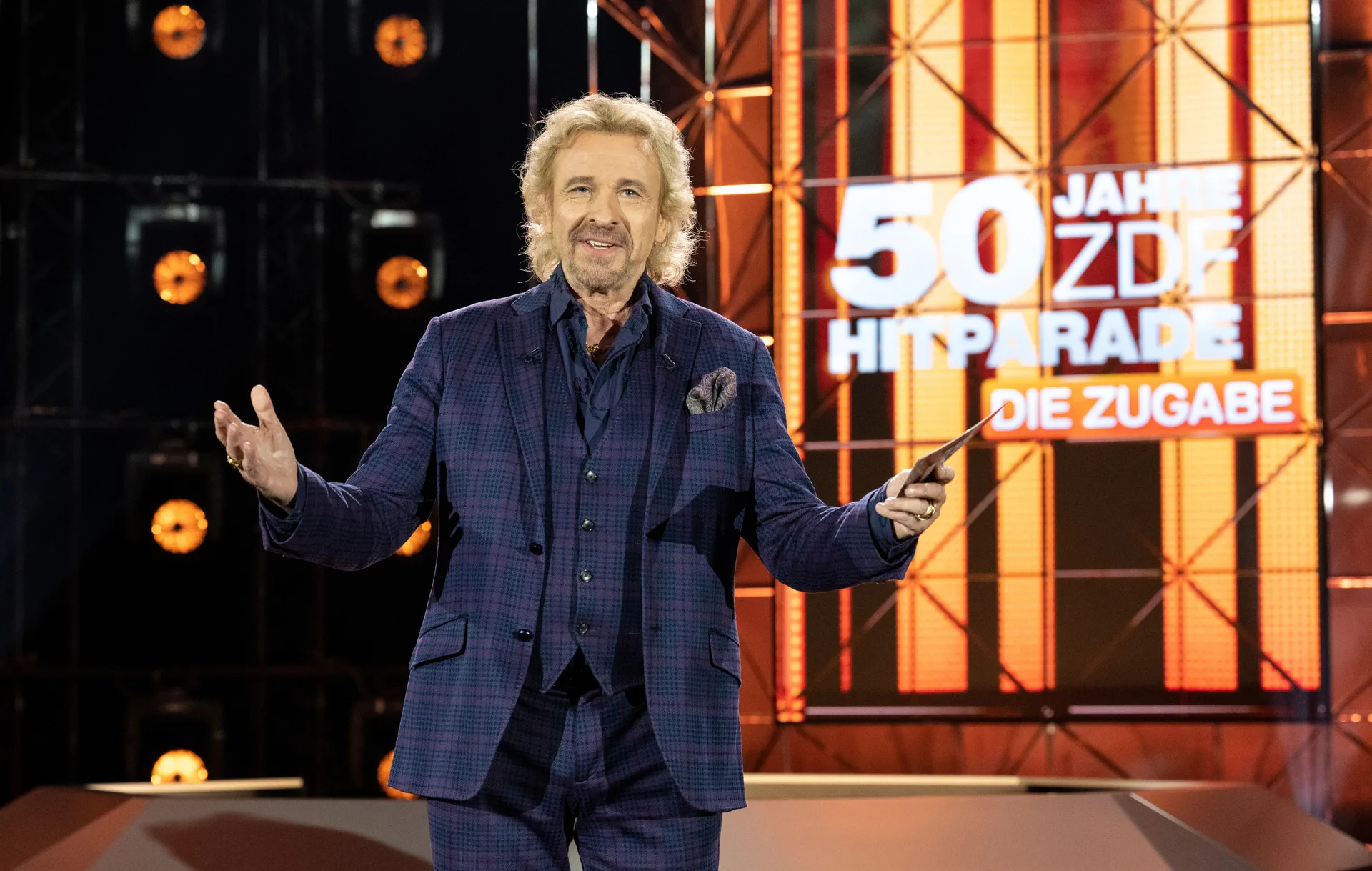 50 Jahre ZDF-Hitparade mit Thomas Gottschalk am 10.07. im TV