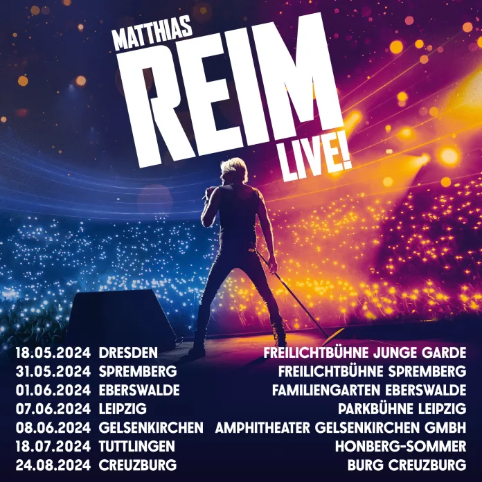 Matthias Reim - Open Air Tournee 2024 - die Termine