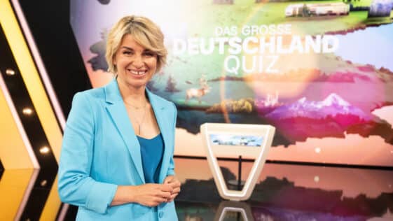 Am Samstag um 20:15 Uhr im ZDF: Das große Deutschland-Quiz mit Sabine Heinrich und tollen Gästen